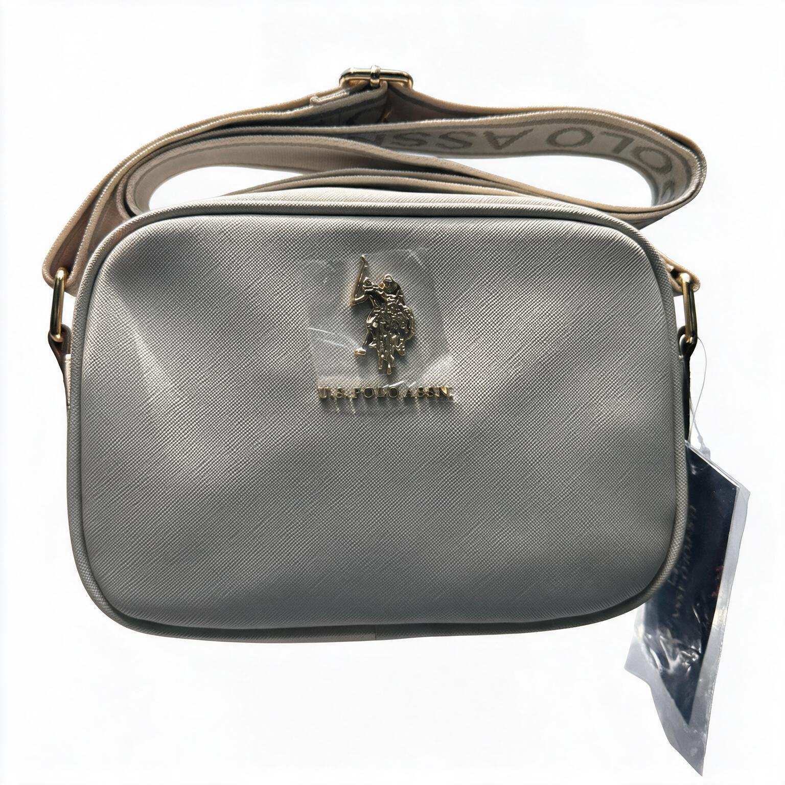 Bolso Crossbody U.S. Polo Assn. Gris Topo