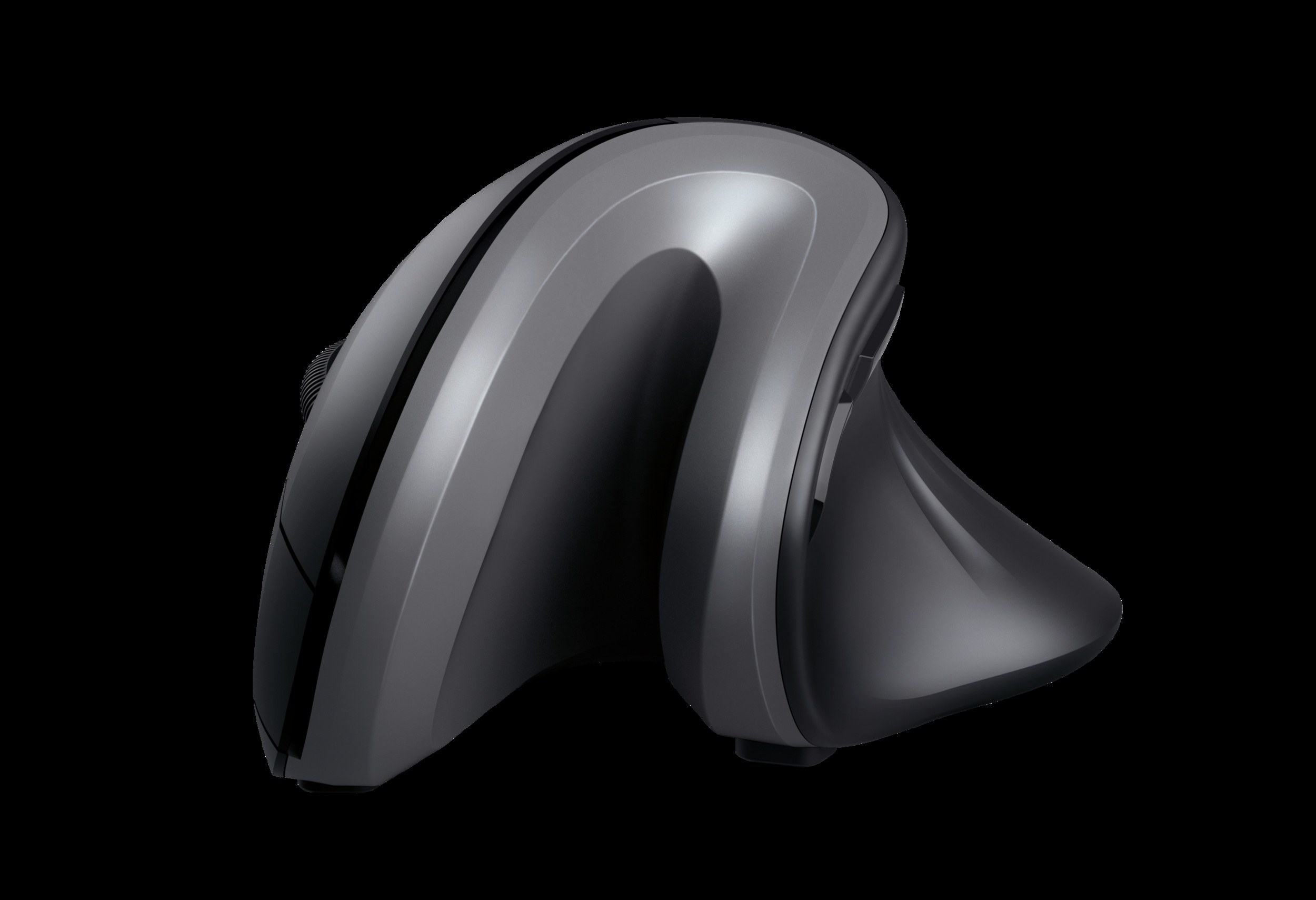 Trust mouse ergonomico color negro inalambrico vertical - 23507
