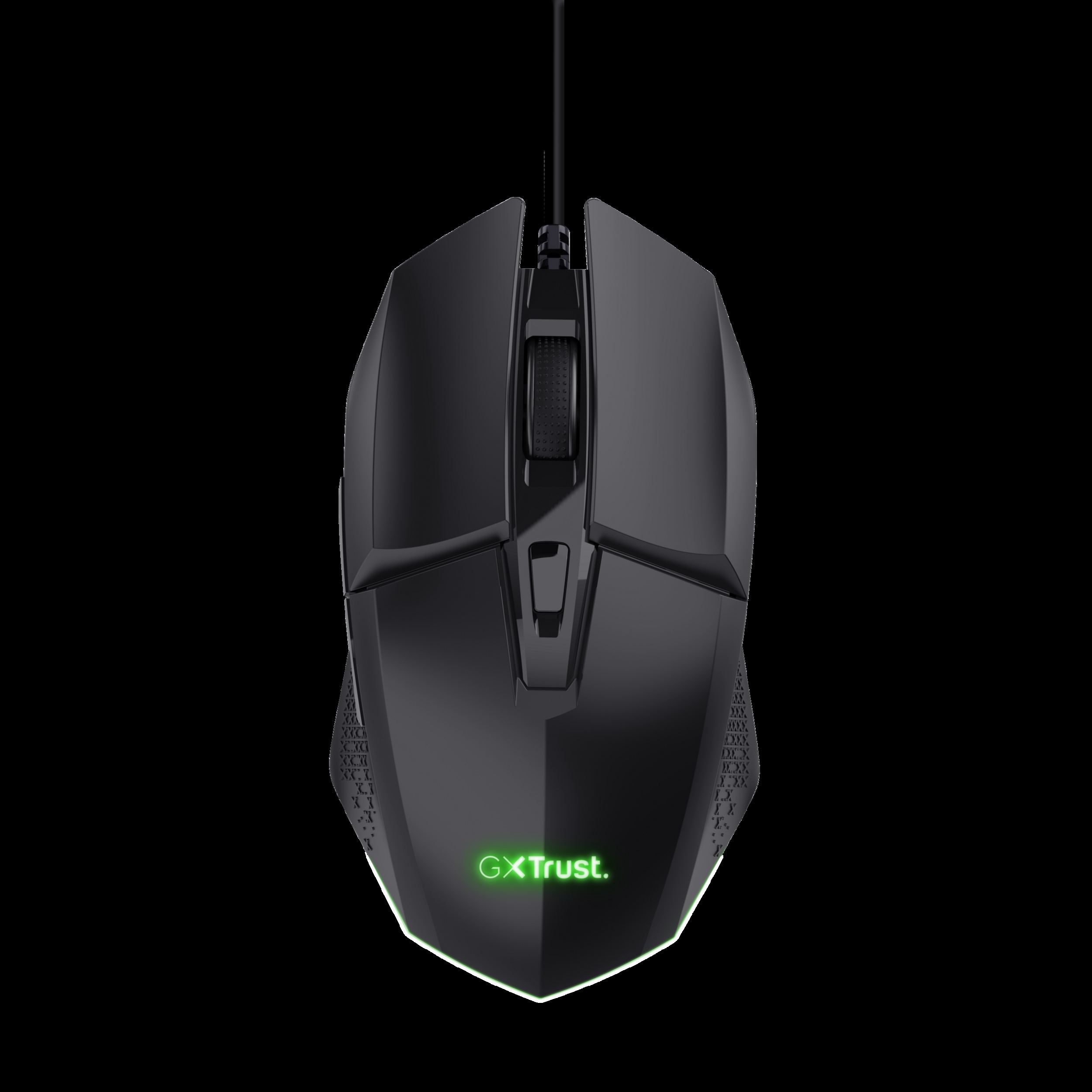 Trust mouse alambrico gamer color negro iluminado - 25036