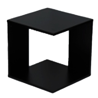 Kenneth Cole estante de cubo color caf‚ oscuro - KCWD2022053-BR