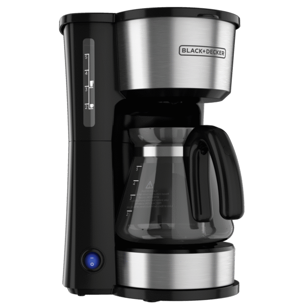 Black + Decker cafetera 5 tazas inox 4 en 1 CM0755S-MX