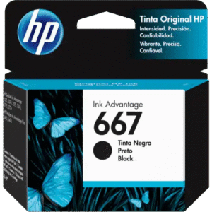 HP cartucho HP 667 negro 3YM79Al