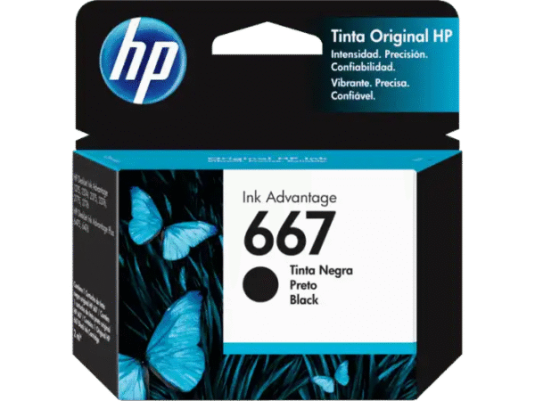 HP cartucho HP 667 negro 3YM79Al
