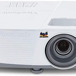 Viewsonic proyector  XGA DLP 3 800 lumens  HDMI  2 x VGA  VGA negro PA503X