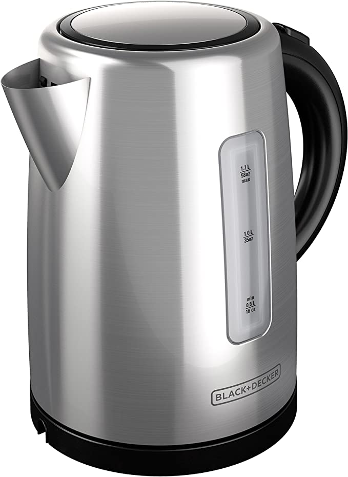 Black + Decker hervidor 1.7L inox inalambrico KE2000SD - Imagen 3