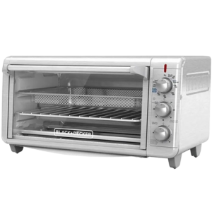 Black + Decker Horno con Freidora de Aire 8 rebanadas inox TO3265xSS-LA