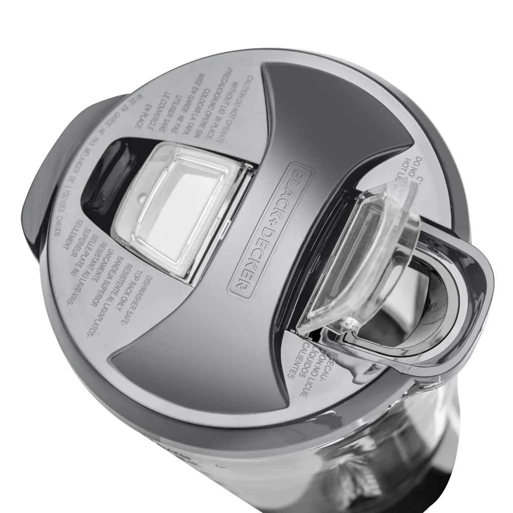 Black + Decker licuadora 10 veloc jarra vidrio 550w negra BLBD210GB - Imagen 5