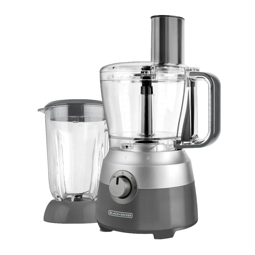 Black + Decker procesador de alimentos y licuadora 2 veloc 1.5l 600w negro FP5501B - Imagen 2
