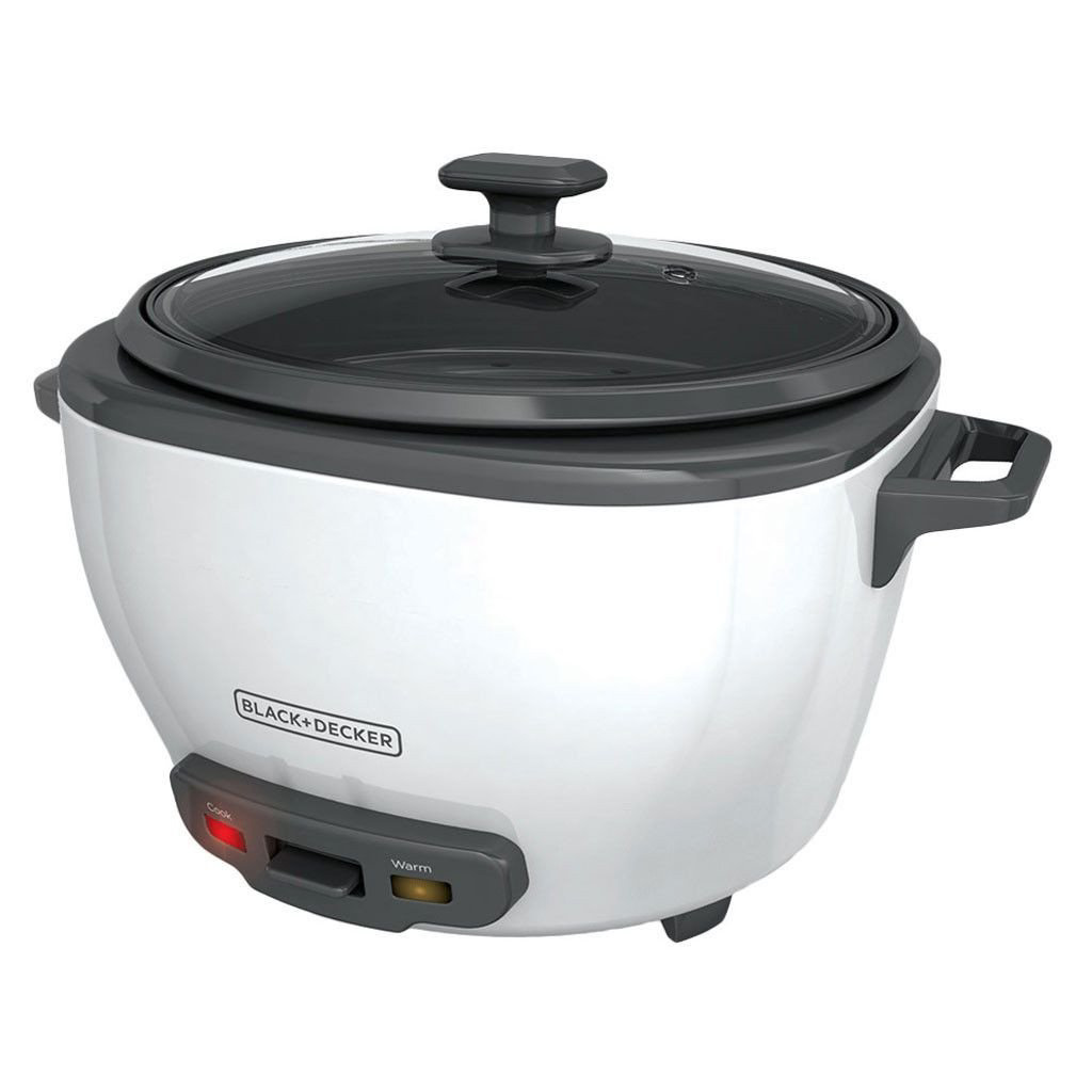 Black + Decker olla arrocera 20 tz cocidas blanca RC5200 - Imagen 2
