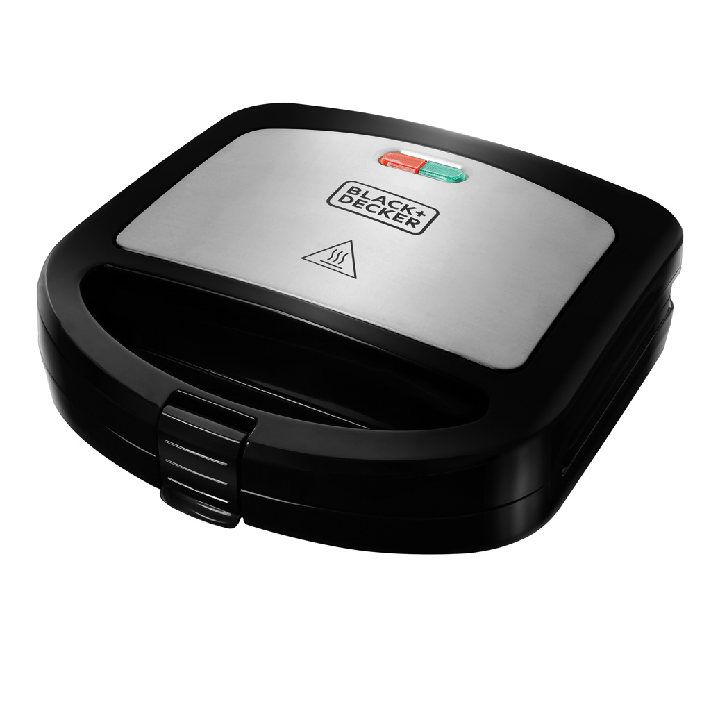 Black + Decker sandwichera 2 servicios negra SM24530 - Imagen 4