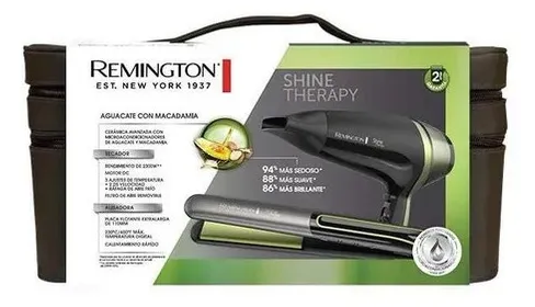 Remington combo alisadora y secador terapia de aguacate S12A-D13A (110) F - Imagen 5