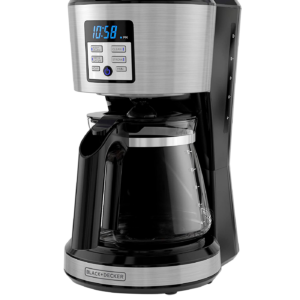 Black + Decker cafetera 12 tazas inox digital CM1331S-LA