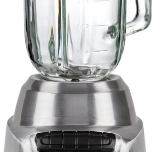 Black + Decker Licuadora Acero Inoxidable 700 Watts, 8 Veloc. Jarra vidrio 1.25L BL0876-2SDLA