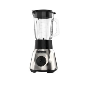 Black+Decker licuadora Tricuadora 800W-Vaso vidrio 2 veloc - BL1686-0SDLA