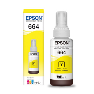 Epson botella tinta amarilla T664420-AL para L110-220-350-355-555 6500 Pag - Imagen 3