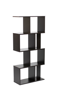 Kenneth Cole estante 4 niveles color café W60 x H130 x D24 cm-KCWD2022051-B - Imagen 3