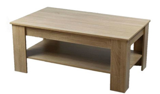 Kenneth Cole mesa de centro color roble W110 x H47 x D65 cm-KCWD2022059-O - Imagen 4