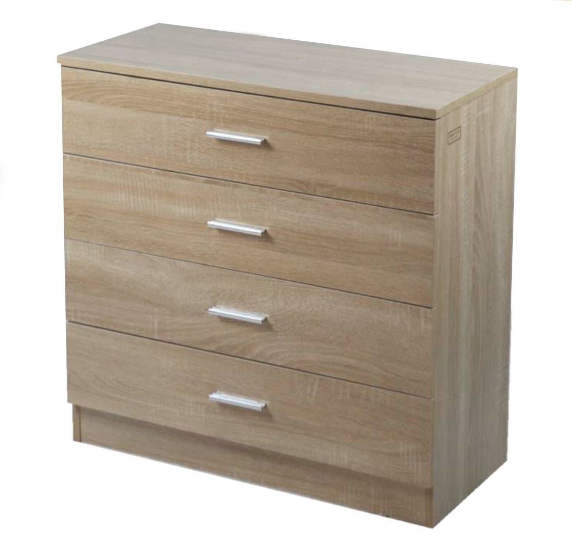 Kenneth Cole gavetero 4 niveles color roble-W72 x H67 x D33 cm-KCWD20220511-O - Imagen 4