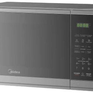 Midea microondas 0.7Pc puerta acabado espejo gabinete Gris-B MMDF07S2MG