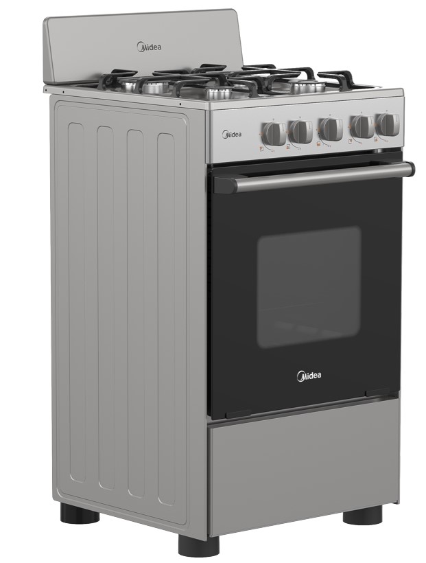 Midea cocina a gas 20 pulgadas 4 quemadores hierro fundido MGS20F0BKAGG-CA - Imagen 4