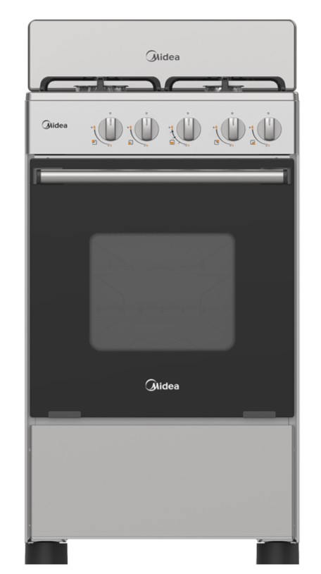 Midea cocina a gas 20 pulgadas 4 quemadores hierro fundido MGS20F0BKAGG-CA - Imagen 3