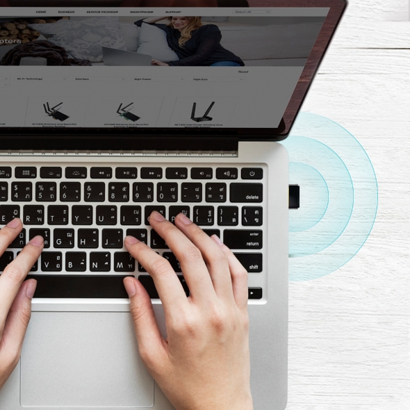 TP-link adaptadores wireless baja potencia archer T2U nano - Imagen 3