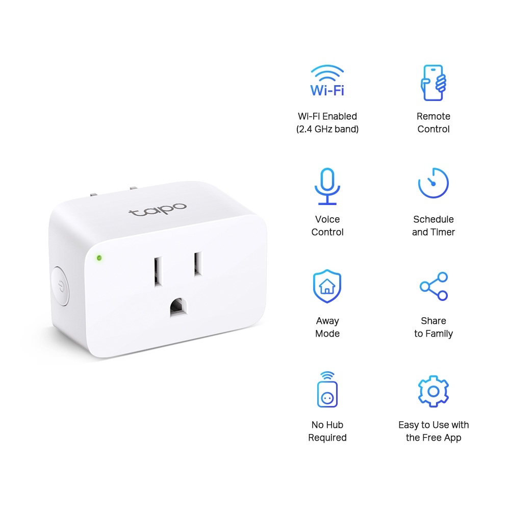 TP-link Mini Smart Wi-Fi Plug-Tapo P105(1-pack) - Imagen 5