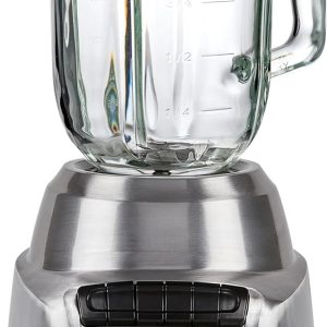 Black + Decker Licuadora Acero Inoxidable 700 Watts, 8 Veloc. Jarra vidrio 1.25L BL0876-2SDLA