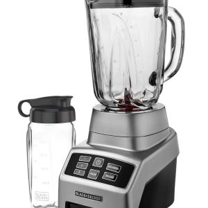 Black + Decker licuadora digital 3 veloc gris 700w +vaso personal BL1840MS