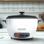 Black + Decker olla arrocera 14 tz cocidas blanca RC514