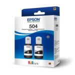 Epson pack de 2 piezas de tintas T504 negro - T504120-2P