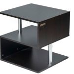 Kenneth Cole mesa de centro color negro W50 x H50 x D50 cm-KCWD2022054-B