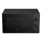 Midea microondas 0,7 pc puerta negra gabinete negro MMDP07S2BM