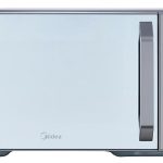 Midea microondas 1.1pc puerta acabado espejo gabinete gris con grill MMDXG11S2MG