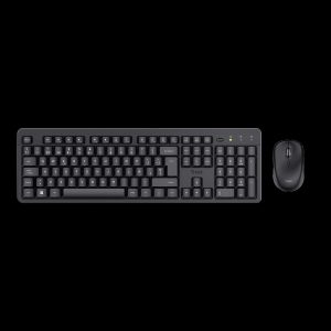 Trust combo de teclado y mouse inalámbricos y silenciosos ES ODY II - 25020