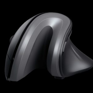 Trust mouse ergonomico color negro inalambrico vertical - 23507