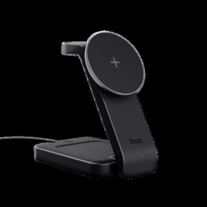 Trust soporte Viro de carga magnetico inalambrico 3 en 1 para iPhone, Apple Watch y AirPods - 25464