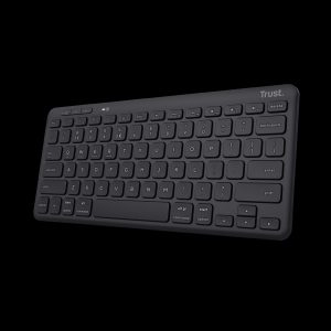 Trust teclado inalambrico en español eco recargable - 25059
