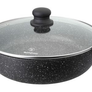 Westinghouse cacerola baja con tapa marmol negro 32 cm WCCC0009L32MBB