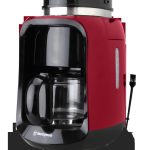 Westinghouse cafetera con moledor café 2 en 1 roja  - WKCM256